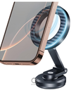 بريف حامل هاتف السيارة مغناطيسي لهاتف iPhone 16 Pro Max BHL-54، حامل دوار 360 درجة مع مغناطيس N52، حامل MagSafe لهاتف iPhone وSamsung - أسود